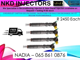 Captiva Diesel Injectors For Sale On Exchange Or To Recon