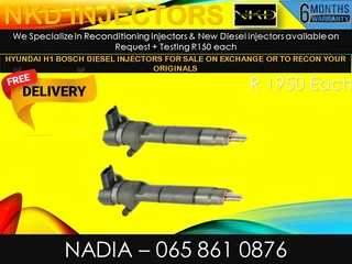 Hyundai H1 Diesel Injectors For Sale Or To Recon