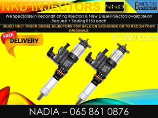 Isuzu 4hk1 Diesel Injectors For Sale On Exchange Or To Recon