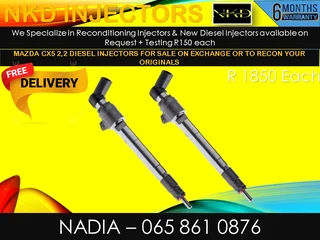 Mazda Cz5 2.2 Bk Diesel Injectors For Sale On Exchange Or To Recon