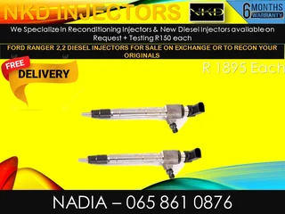 Ford Ranger 2.2 Diesel Injectors For Sale On Exchange Or To Recon