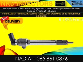 Ford Ranger T6 Dieselinjectors For Sale On Exchange Or To Recon With Warranty