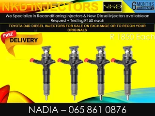 Toyota D4d Diesel Njectors For Sale Or To Recon