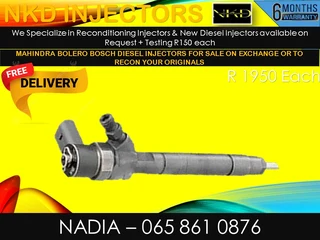 Mahhindra Bolero Diesel Injectors For Sale Or To Recon