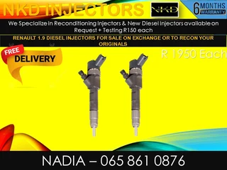 Renault 1.9 Diesel Injectors For Sale On Exchange Or To Recon