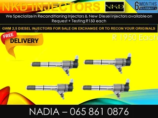 Gwm 2.5l Diesel Injectors For Sale Or To Recon