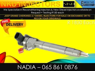 Jeep Grand Cherokee 2.7 Diesel Injectors For Sale On Exchange With 6 Months Warranty
