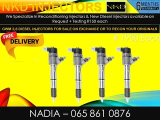 Gwm 2.8l Diesel Injectors For Sale On Exchange With 6 Months Warranty