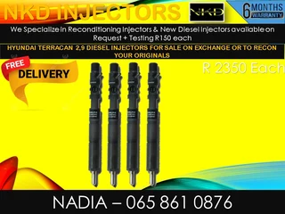 Hyundai Terrican 2.9 Diesel Injectors For Sale On Exchange Or To Recon