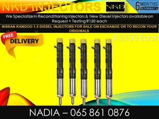 Nissan Kangoo 1.5 Diesel Injectors For Sale Or To Recon