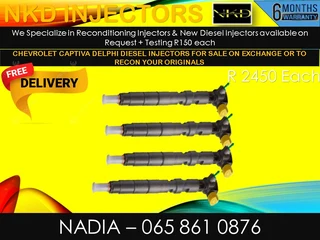 Captiva Delphi Diesel Injectors For Sale On Exchange Or To Recon