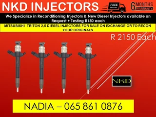 Mitsubishi Triton 2.5 Diesel Injectors For Sale On Exchange