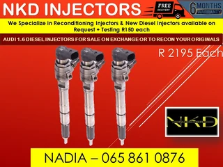 Audi 1.6 Diesel Injectors For Sale Or To Recon