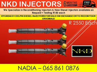 Hyundai H1 (delphi) Diesel Injectors For Sale On Exchange With 6 Months Warranty
