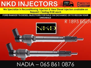 Ford Ranger T6 Diesel Injectors For Sale On Exchange Or To Recon