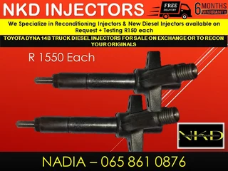 Toyota Dyna 14b Diesel Injectors For Sale On Exchange