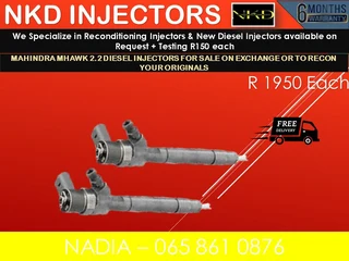 Mahindra Mhawk Diesel Injectors For Sale On Exchange Or To Recon
