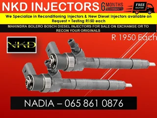 Mahindra Bolero Diesel Injectors For Sale Or To Recon
