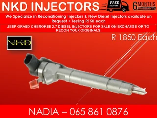 Jeep Grand Cheokee 2.7 Diesel Injectors For Sale On Exchange With 6 Months Warranty