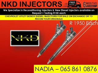 Chevrolet Utility (bosch) Diesel Injectors For Sale On Exchange With 6 Months Warranty