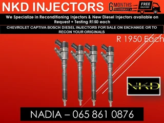 Chevrolet Captiva Diesel Injectors For Sale Or To Recon