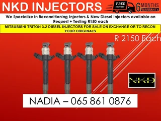 Mitsubishi Triton 3.2 Diesel Injectors For Sale On Exchange Or To Recon