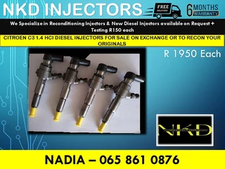 Citroen C3 1.4 Hdi Diesel Injcetors For Sale On Exchange