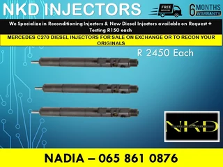 Mercedes C270 Diesel Injectors For Sale Or To Recon