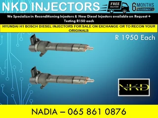 Hyundai H1 Diesel Injectors For Sale Or To Recon