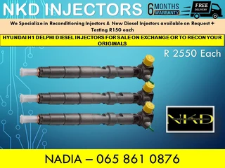 Hyundai H1 Diesel Injectors For Sale On Exchange With 6 Months Warranty