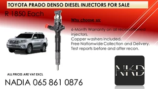 Toyota Prado Diesel Injectors For Sale On Exchange