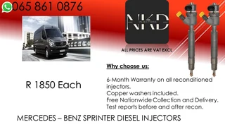Mercedes Benz Sprinter Diesel Injectors For Sale On Exchnage Or To Recon