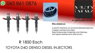 Toyota D4d Diesel Injectors For Sale On Exchange