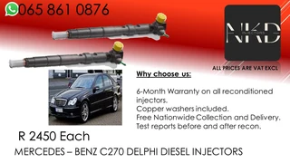Mercedes C270 Diesel Injectors For Sale On Exchange Or To Recon