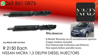 Nissan Micra 1.5 Diesel Injectors For Sale On Exchange With 6 Months Warranty