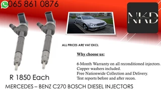 Mercedes C220 Diesel Injectors For Sale Or To Recon