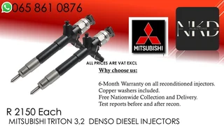 Mitsubishi Triton 3.2 Diesel Injectors For Sale On Exchange Or To Recon With Warranty