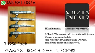 Gwm 2.8 Diesel Injectors For Sale On Exchange Or To Recon
