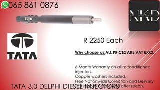 Tata 3.0 Diesel Injectors For Sale Or To Recon