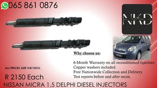 Nissan Micra 1.5 Diesel Injectors For Sale On Exchange With 6 Months Warranty