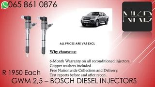 Gwm 2.5 Diesel Injectors For Sale On Exchange Or To Recon