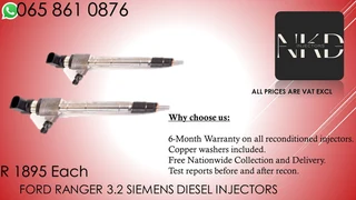 Ford Ranger 3.2 Diesel Injectors For Sale On Exchange With 6  Months Warranty