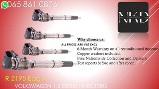 Aidi 1.6 Diesel Injectors For Sale Or To Recon