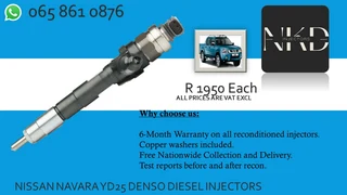 Nissan Navara Yd25 Diesel Injectors For Sale On Exchange With 6 Months Warranty