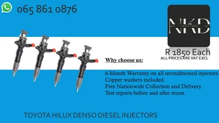 Toyota Hilux Diesel Injectors For Sale Or To Recon