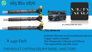 Chevrolet Captiva Diesel Injectors For Sale On Exchange With 6 Months Warranty