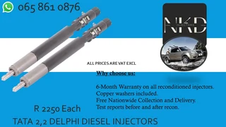 Tata 2.2 Diesel Injectors For Sale On Exchange Or To Recon