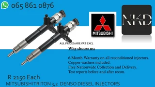 Mitsubishi Triton 3.2 Diesel Injectors For Sale On Exchange Or To Recon With Warranty