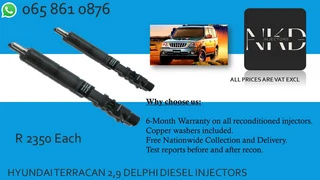 Hyundai Terrican 2.9 Diesel Injectors For Sale On Exchange