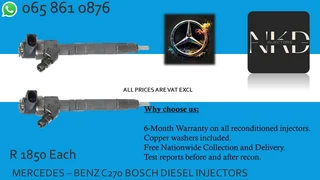 Mercedes C270 Diesel Injectors For Sale On Exchange Or To Recon